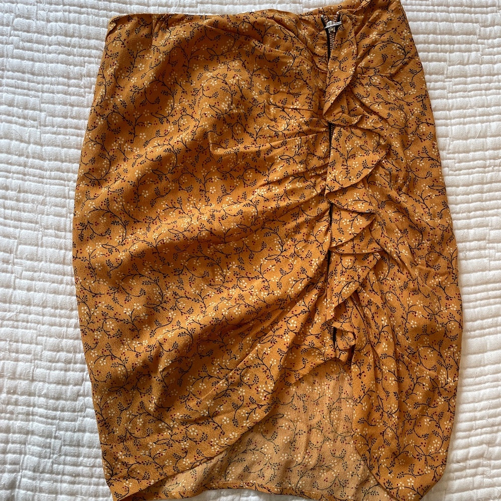 Veronica Beard Skirt - Yellow Florals